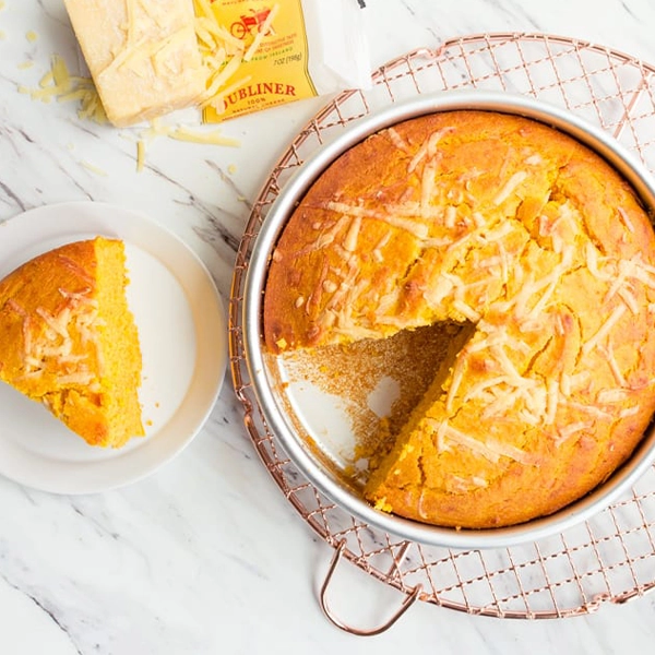 Cheesy Pumpkin Cornbread